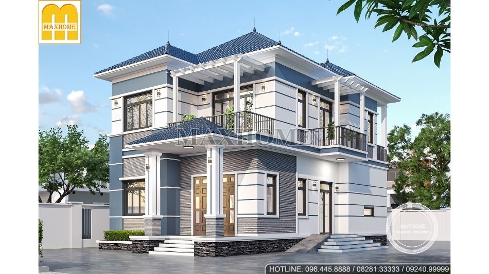 Top 20 mẫu nhà 2 tầng mái ngói hiện đại đẹp không tỳ vết | ROMAN