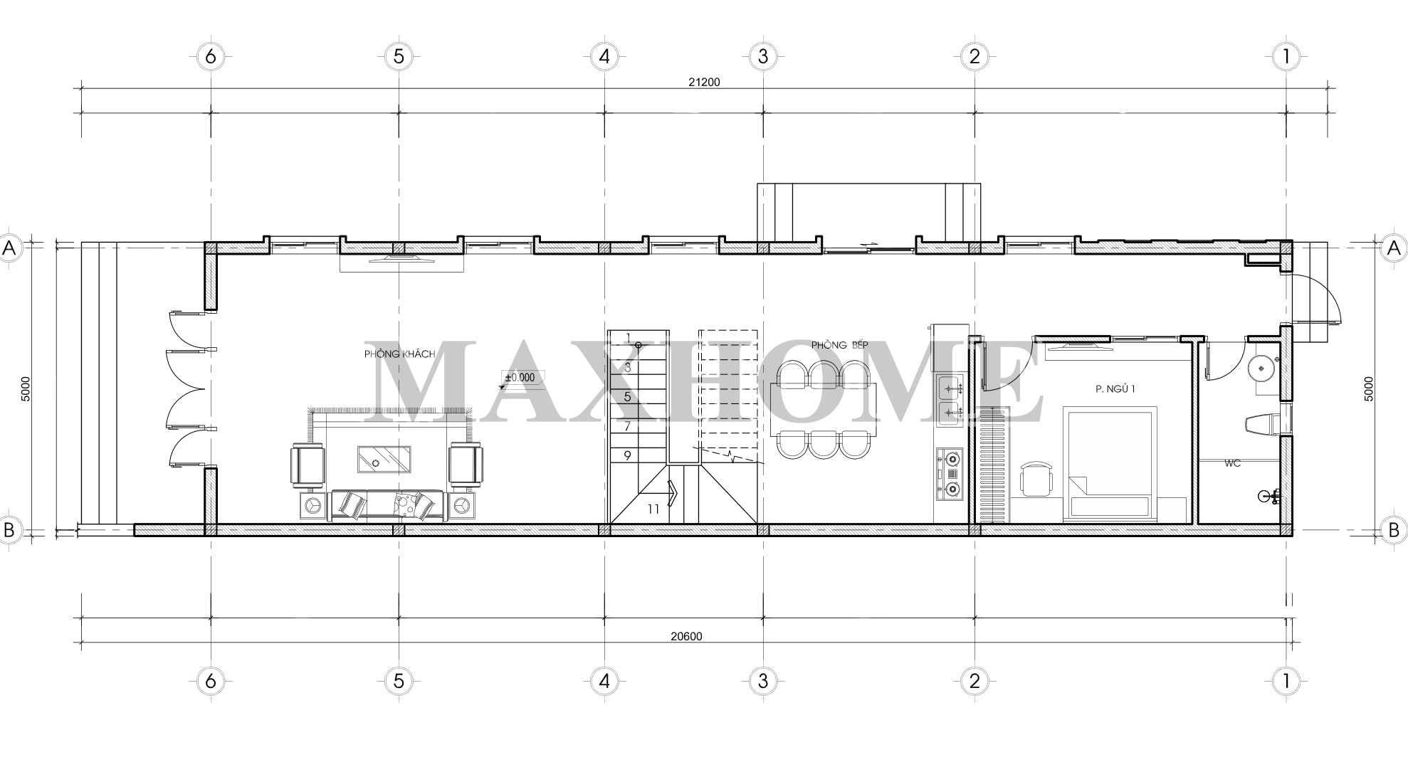Mẫu nhà 3 tầng hiện đại siêu HOT đến từ Maxhome | MH00362