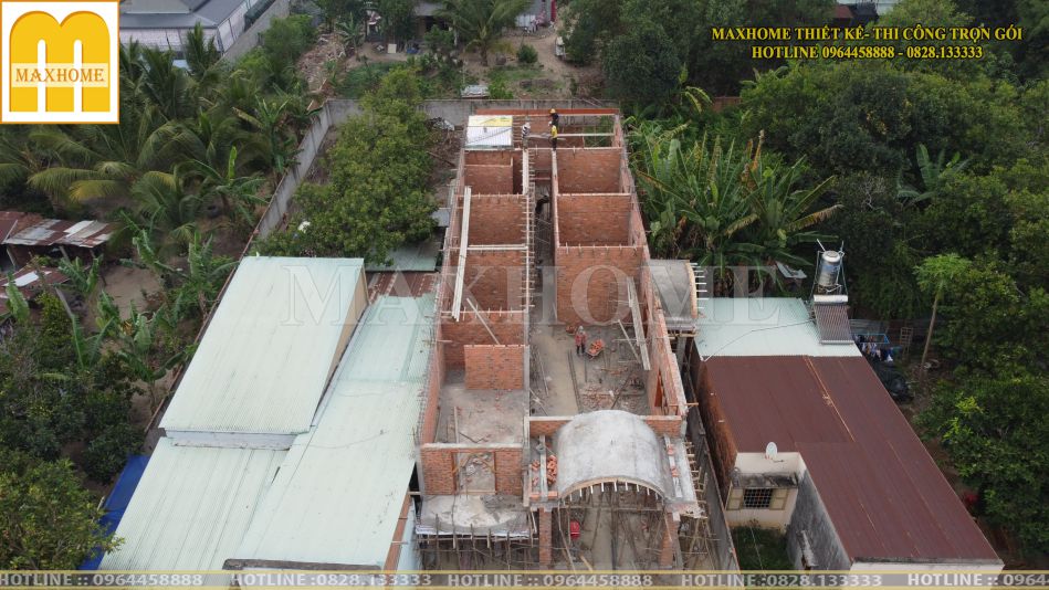 Thi công nhà vườn mái Thái 4 phòng ngủ tại Đồng Nai