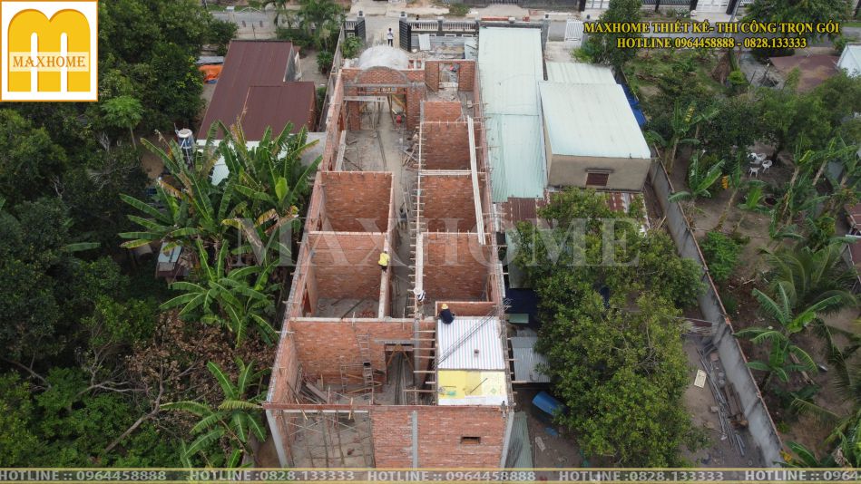 Thi công nhà vườn mái Thái 4 phòng ngủ tại Đồng Nai
