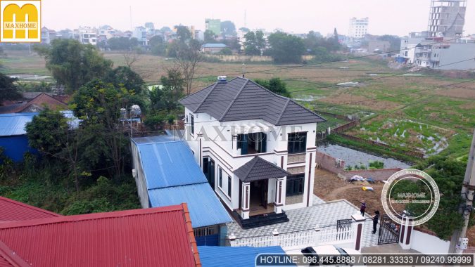 Chỉ từ 1 tỷ đồng trọn gói nhà 2 tầng mái Nhật siêu đẹp tại Thái Nguyên | Anh Chuyên
