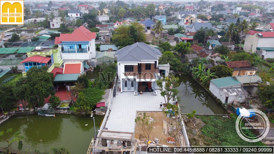 Mẫu nhà 2 tầng mái Nhật hiện đại chi phí hợp lý tại Thanh Hoá | Anh Long