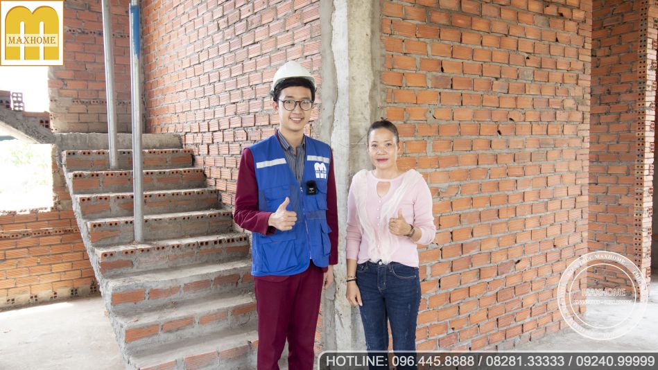 Khảo sát thi công mẫu nhà 2 tầng mái Nhật hiện đại tại Tiền Giang