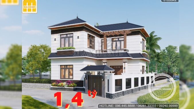 Chỉ từ 1,4 tỷ sở hữu ngay căn nhà 2 tầng mái Nhật Hà Nội | MH00938