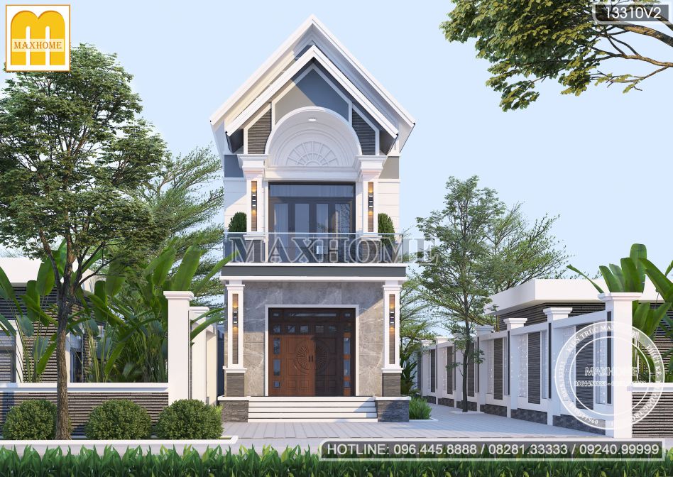 Mẫu nhà 2 tầng mái Thái vạn người mê tại Đồng Tháp | MH00481