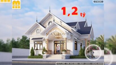 Chỉ từ 1.2 tỷ cho mẫu nhà mái Thái tân cổ đẹp nhất năm 2022 | MH00983