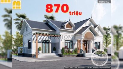 Mẫu biệt thự vườn mái Thái Vạn Người Mê tại Ninh Bình | MH00840