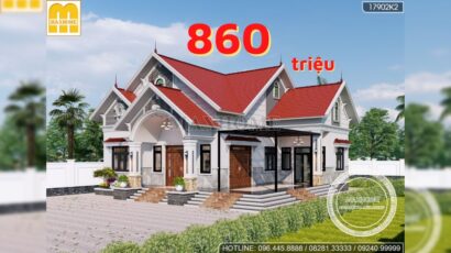 Mẫu nhà vườn ngói nổi bật nhất vùng tại Hải Dương | MH01024