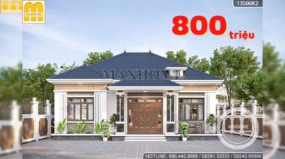 Chỉ từ 800 triệu sở hữu mẫu nhà vườn mái Nhật siêu đẹp | MH01101