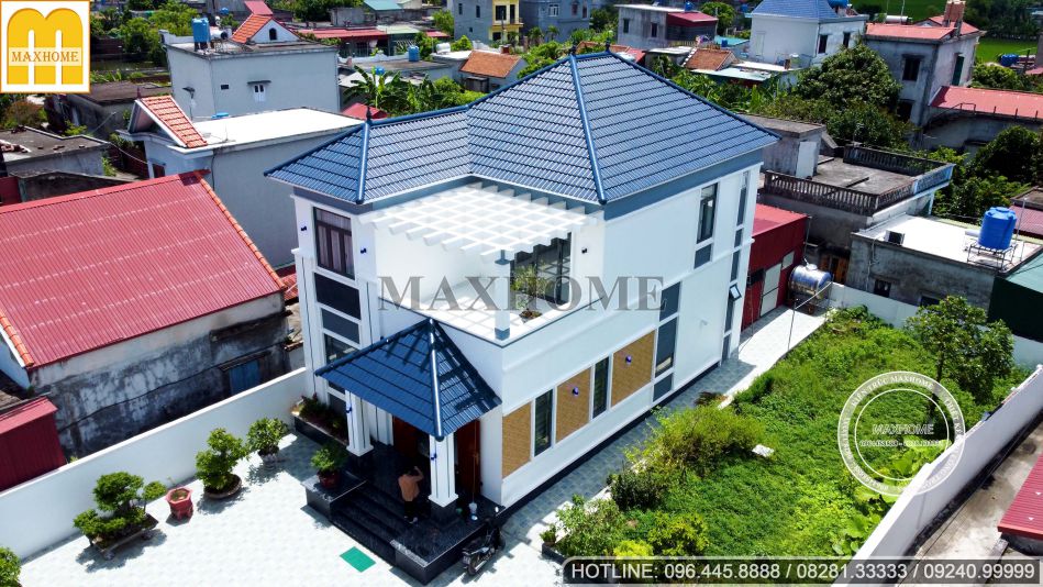 Nhà mái Nhật 2 tầng cực nổi bật tại Thái Bình đến từ Maxhome