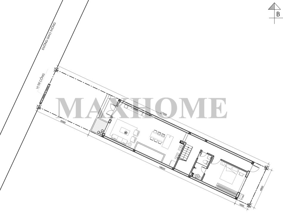 Chiêm ngưỡng mẫu nhà hiện đại thiết kế nội thất độc đáo | MH01178