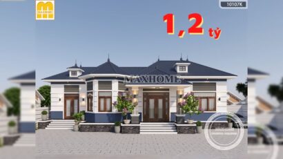 Chỉ từ 1 tỷ trọn gói mẫu nhà vườn rộng hơn 150m2 đẹp không chỗ chê | MH01312