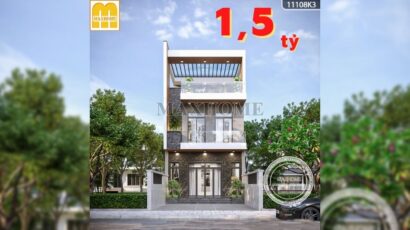 Chỉ với 1,5 tỷ TRỌN GÓI mẫu nhà phố ĐẸP và HIỆN ĐẠI tại Quảng Ninh | MH01358