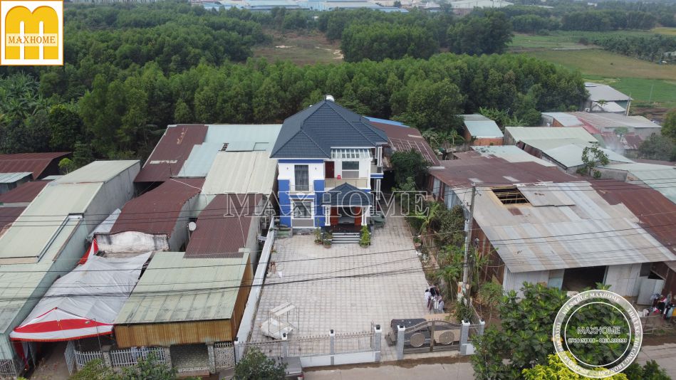 Bàn giao nhà mới QUÁ ĐẸP 2 tầng mái Nhật cho khách tại Đồng Nai