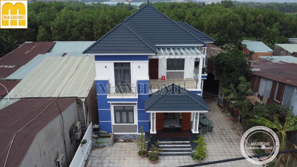 Bàn giao nhà mới QUÁ ĐẸP 2 tầng mái Nhật cho khách tại Đồng Nai