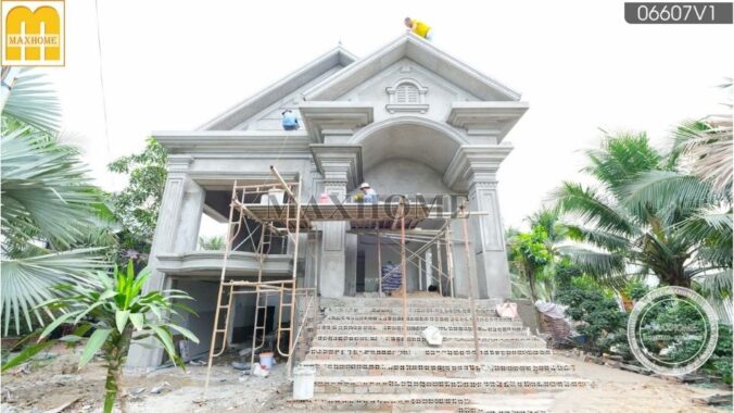 Ngôi nhà vườn Tân Cổ cực đẹp đã hoàn thiện 80% tại Tiền Giang