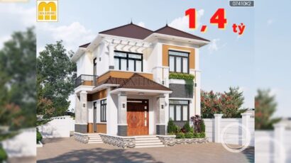 Tham khảo mẫu nhà mái Nhật 2 tầng giá chỉ từ 1,4 tỷ tại Lâm Đồng