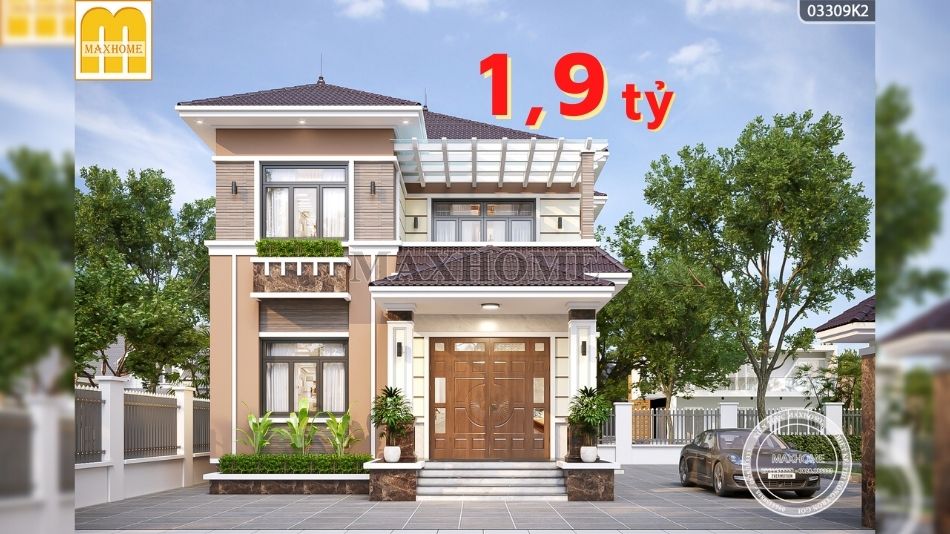 Siêu phẩm nhà đẹp tại Nam Định do Maxhome thiết kế | MH01363