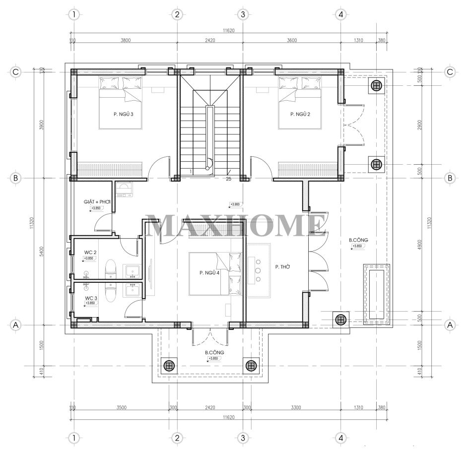 ban-ve-nha-mai-nhat-2-tang-tan-co-dien-co-4-phong-ngu-chi-phi-16-ty-tai-gia-lam-mh03629