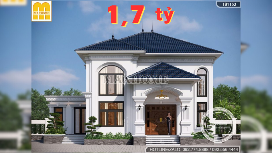 Nhà mái Nhật tân cổ điển 5 phòng ngủ SIÊU SANG TRỌNG