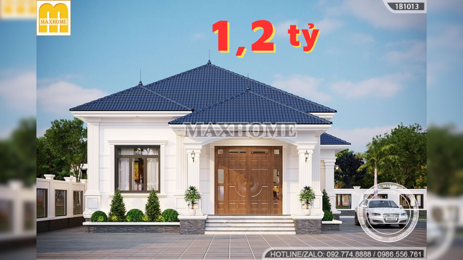 Nhà vườn mái Nhật tân cổ điển vạn người mê tại Bắc Giang