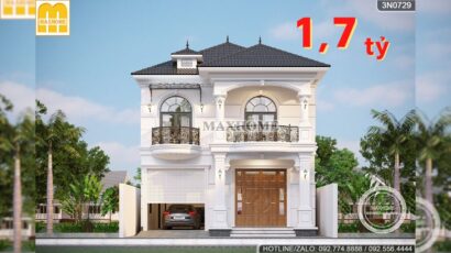 thiet-ke-nha-2-tang-mai-nhat-tan-co-dien-sang-trong-cuon-hut-co-gara-o-to-mh03855-8