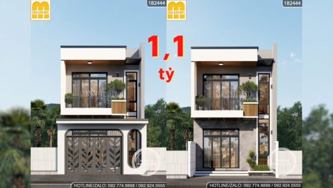 mau-nha-pho-2-tang-mat-tien-5-5m-dep-me-man-voi-3-phong-ngu-1