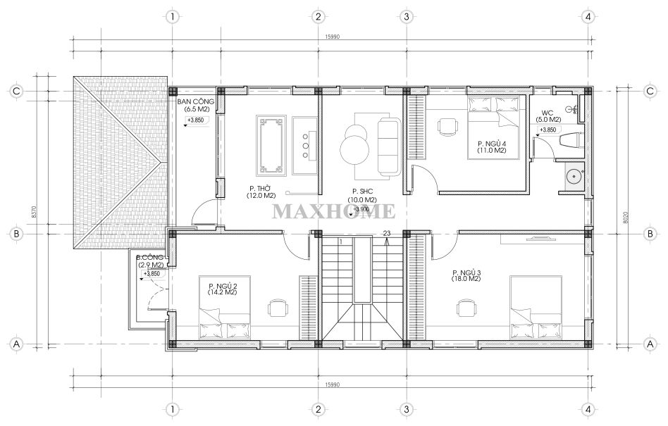 goi-maxhome-lay-lien-ban-ve-nha-2-tang-4-phong-ngu-dep-me-hon-26