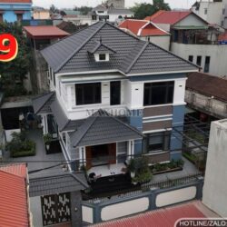 Thực tế siêu phẩm nhà vườn 2 tầng mái Nhật đẳng cấp tại Hà Nội | MH02943