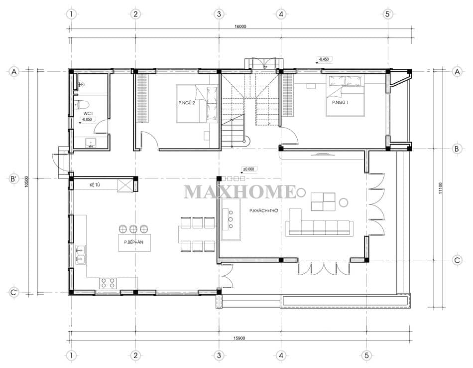 HSKT 1N1455 THIẾT KẾ A PHÚ GIA LAI 1504-6
