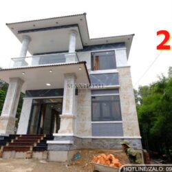 Bàn giao nhà 2 tầng hiện đại đẹp được nâng nền siêu cao ở Bình Dương | MH04993