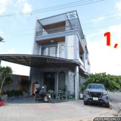 Ghé Bình Dương tham quan mẫu nhà phố lô góc 2 tầng 1 tum đẹp sắc nét