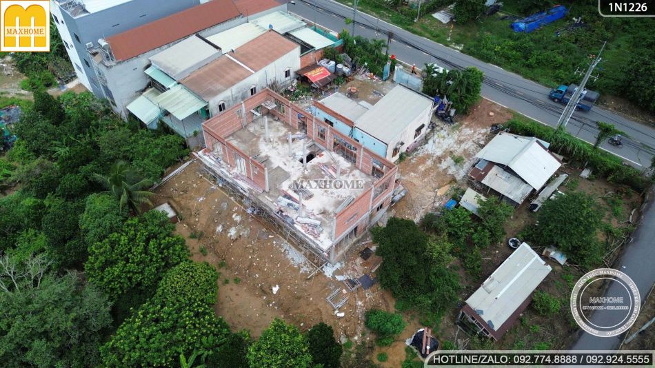 kham-pha-tien-do-thi-cong-nha-vuon-400m²-co-tang-ham-tai-dong-nai