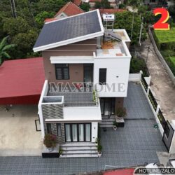 Maxhome thi công nhà 2 tầng mái lệch đẹp xuất sắc vượt mong đợi tại Hưng Yên | MH01664