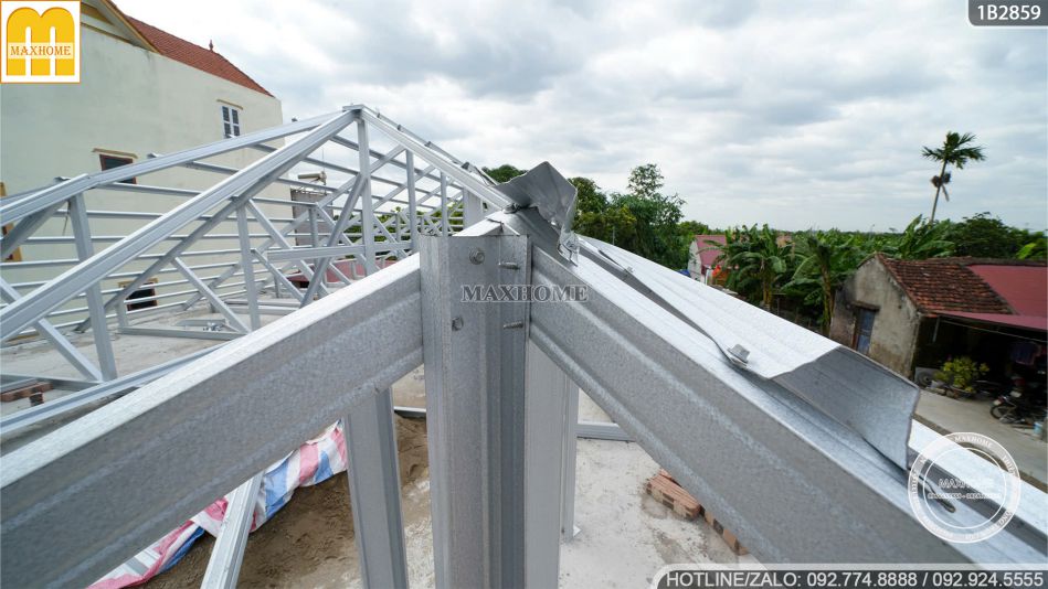 thi-cong-nha-vuon-1-tang-voi-khung-keo-sieu-nhe-cua-maxhome-11