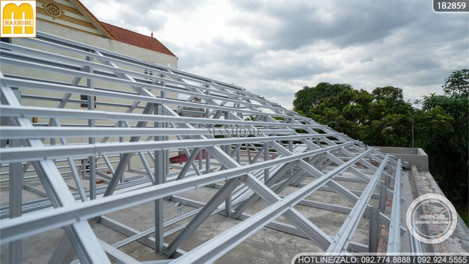thi-cong-nha-vuon-1-tang-voi-khung-keo-sieu-nhe-cua-maxhome-9