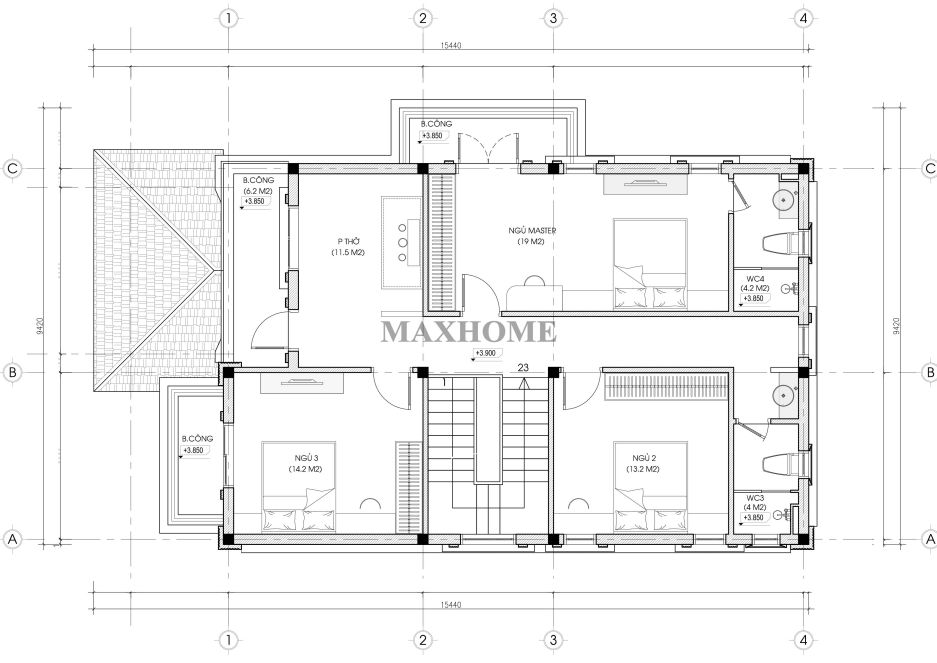 sieu-pham-nha-2-tang-mai-nhat-tan-co-dien-do-maxhome-thiet-ke-mh05728