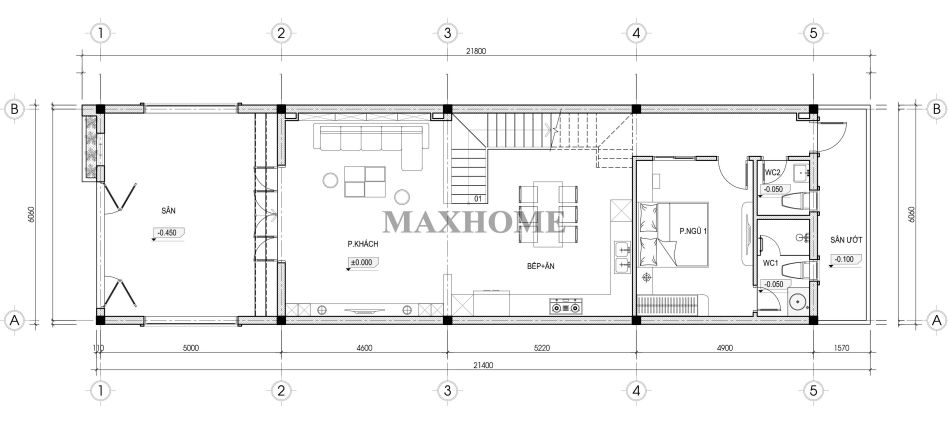 gay-sot-voi-ban-thiet-ke-nha-pho-2-tang-hien-dai-do-maxhome-thiet-ke-mh05744