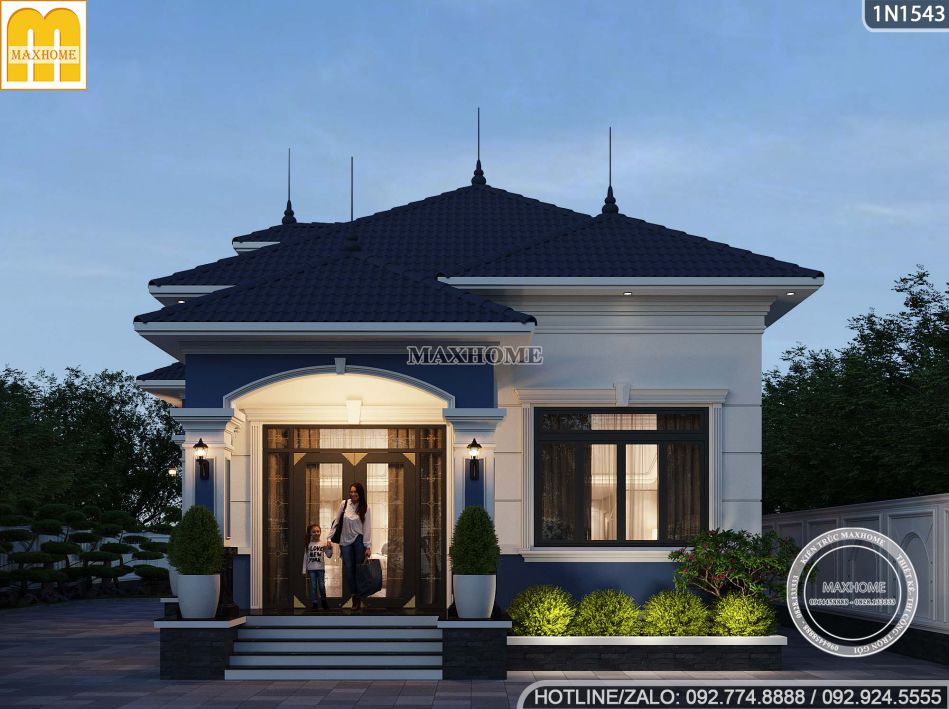 mau-nha-vuon-1-tang-voi-phong-cach-tan-co-dien-cuc-ky-be-the-va-tien-nghi-13