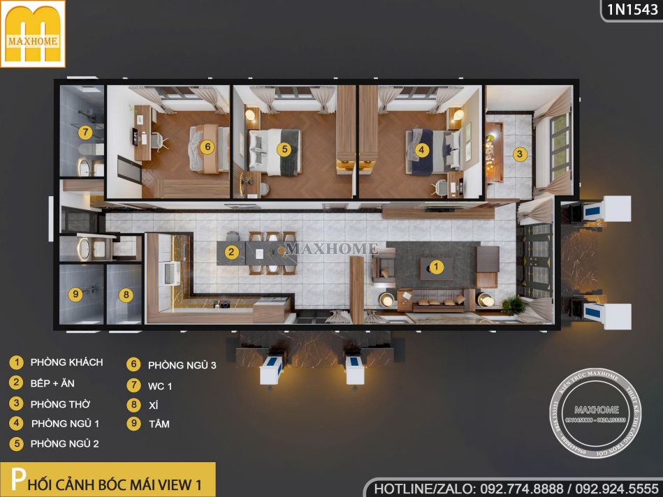 mau-nha-vuon-1-tang-voi-phong-cach-tan-co-dien-cuc-ky-be-the-va-tien-nghi-19