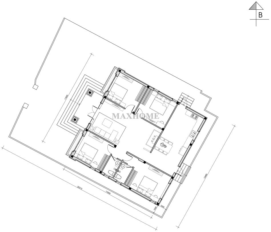 ban-ve-nha-cap-4-mai-ngoi-do-voi-mat-bang-de-thi-cong-va-tiet-kiem-16