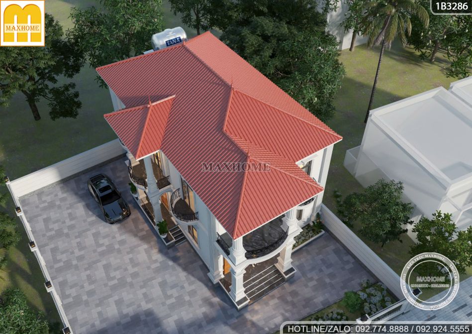 nha-2-tang-tan-co-dien-voi-mai-ngoi-do-mang-hoi-tho-truyen-thong-13