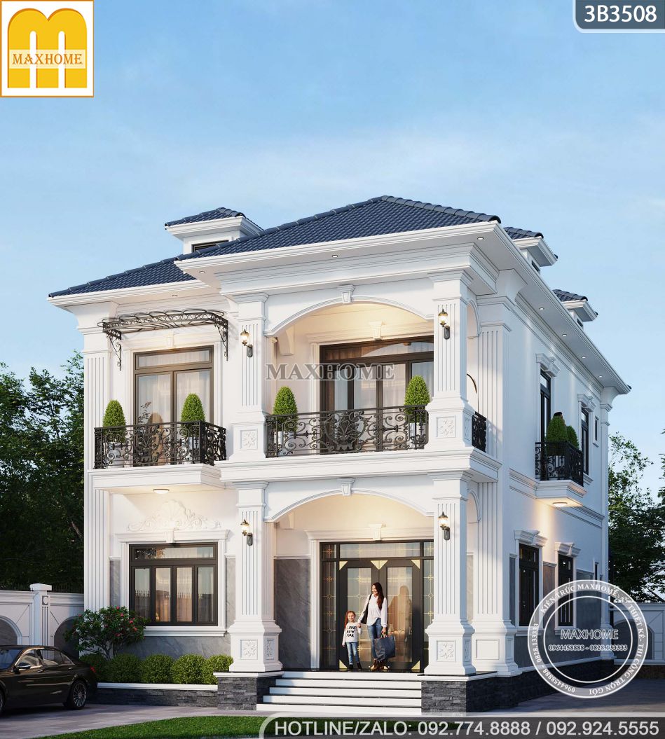 thiet-ke-nha-2-tang-trang-tan-co-dien-khong-bao-gio-loi-thoi-12