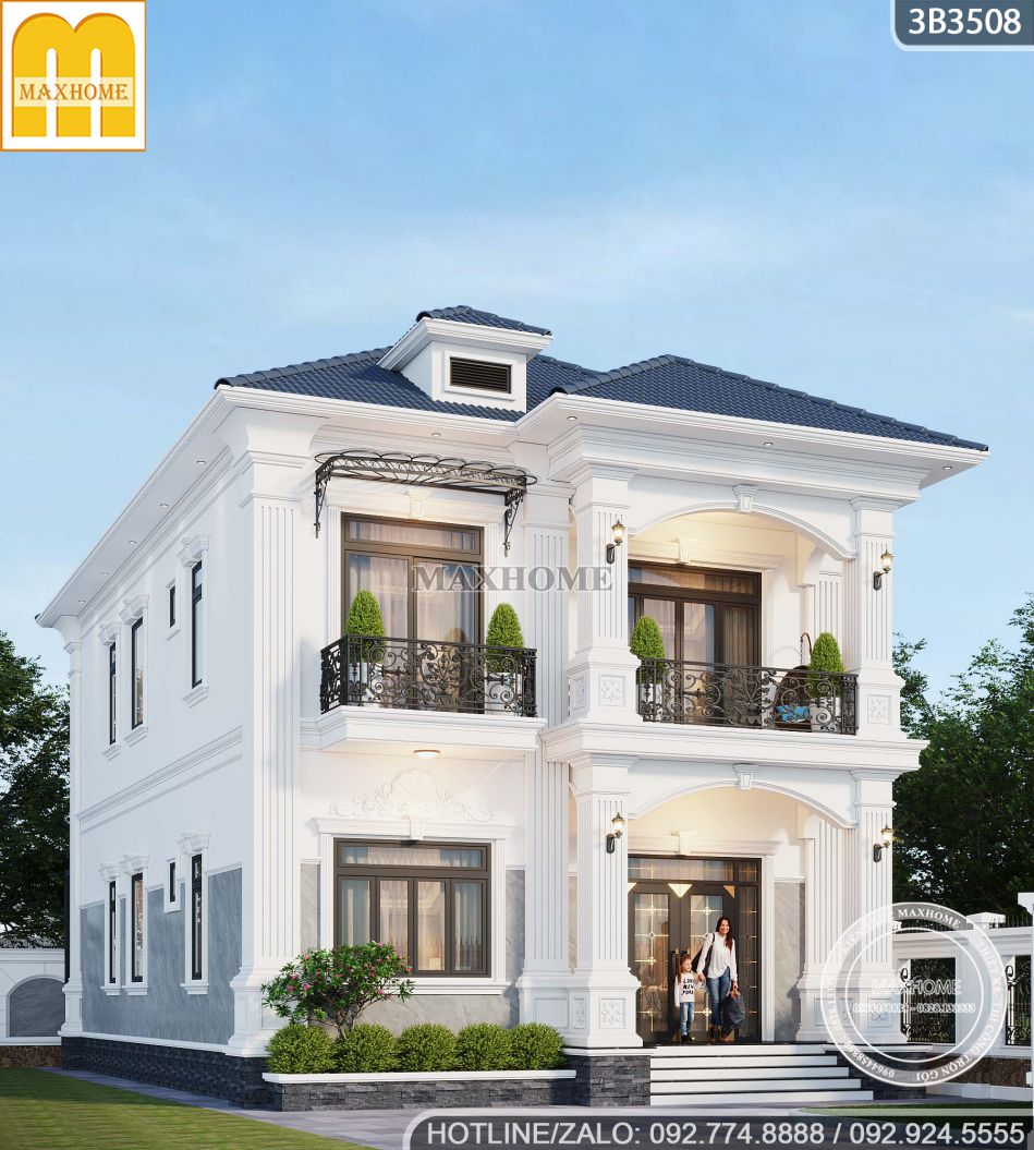 thiet-ke-nha-2-tang-trang-tan-co-dien-khong-bao-gio-loi-thoi-13