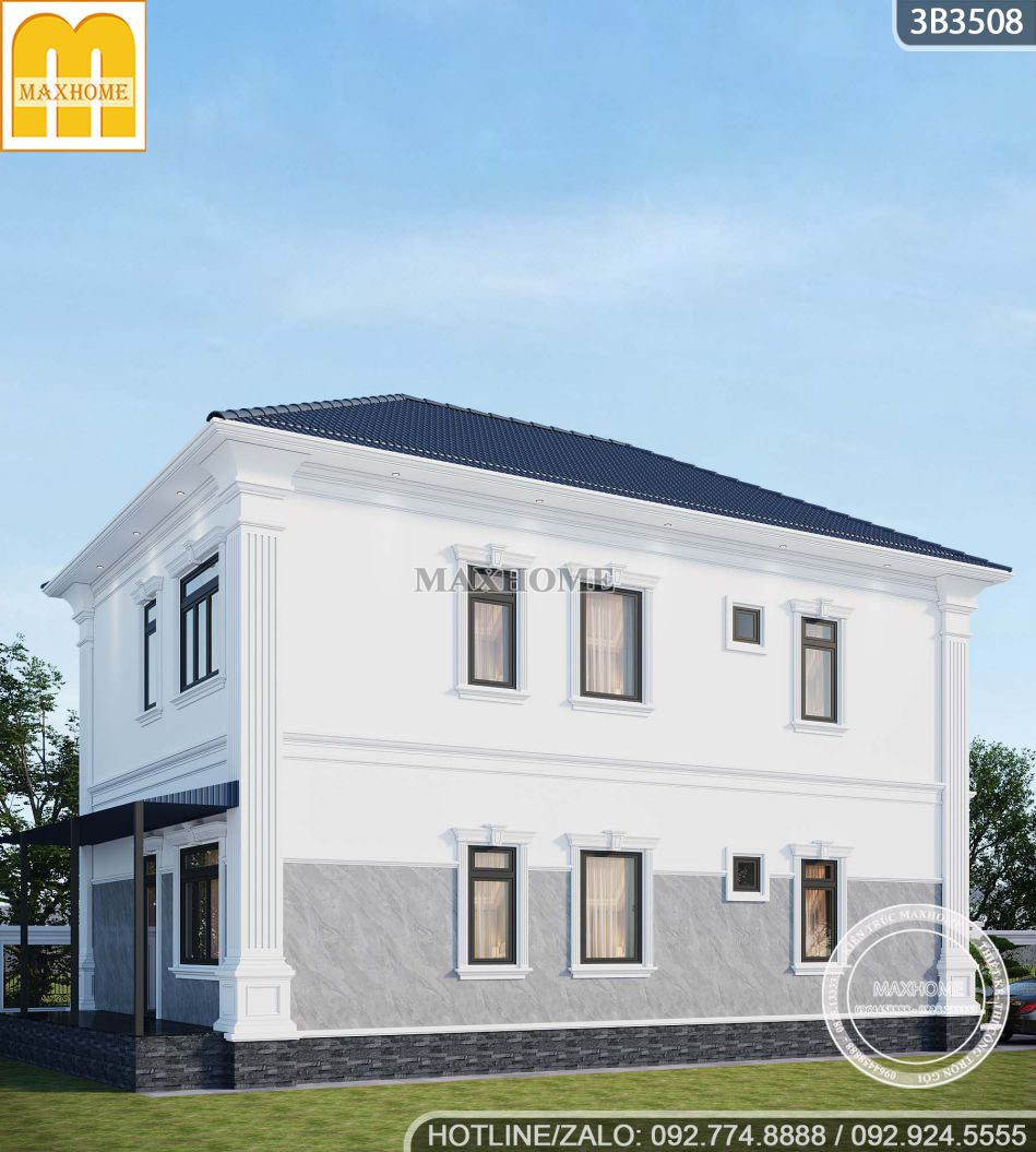 thiet-ke-nha-2-tang-trang-tan-co-dien-khong-bao-gio-loi-thoi-14