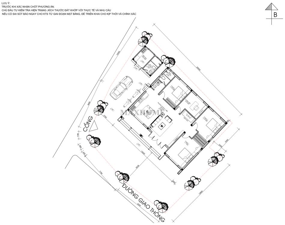 tien-nghi-voi-mau-nha-cap-4-co-gara-de-xe-rong-rai-o-ninh-binh-11