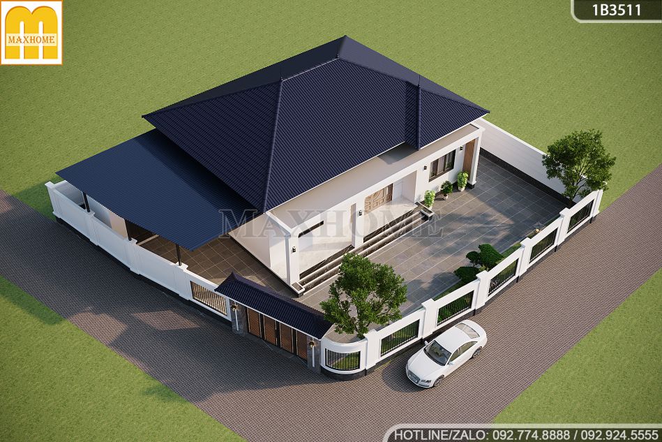 tien-nghi-voi-mau-nha-cap-4-co-gara-de-xe-rong-rai-o-ninh-binh-8