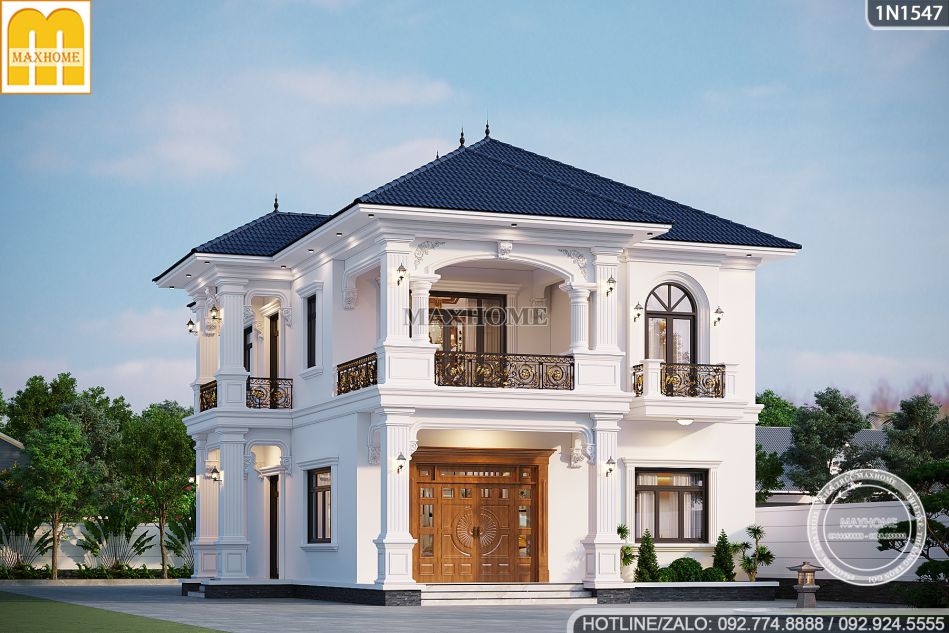 biet-thu-mai-nhat-tan-co-5-phong-ngu-dep-cho-dai-gia-dinh-sinh-song-1