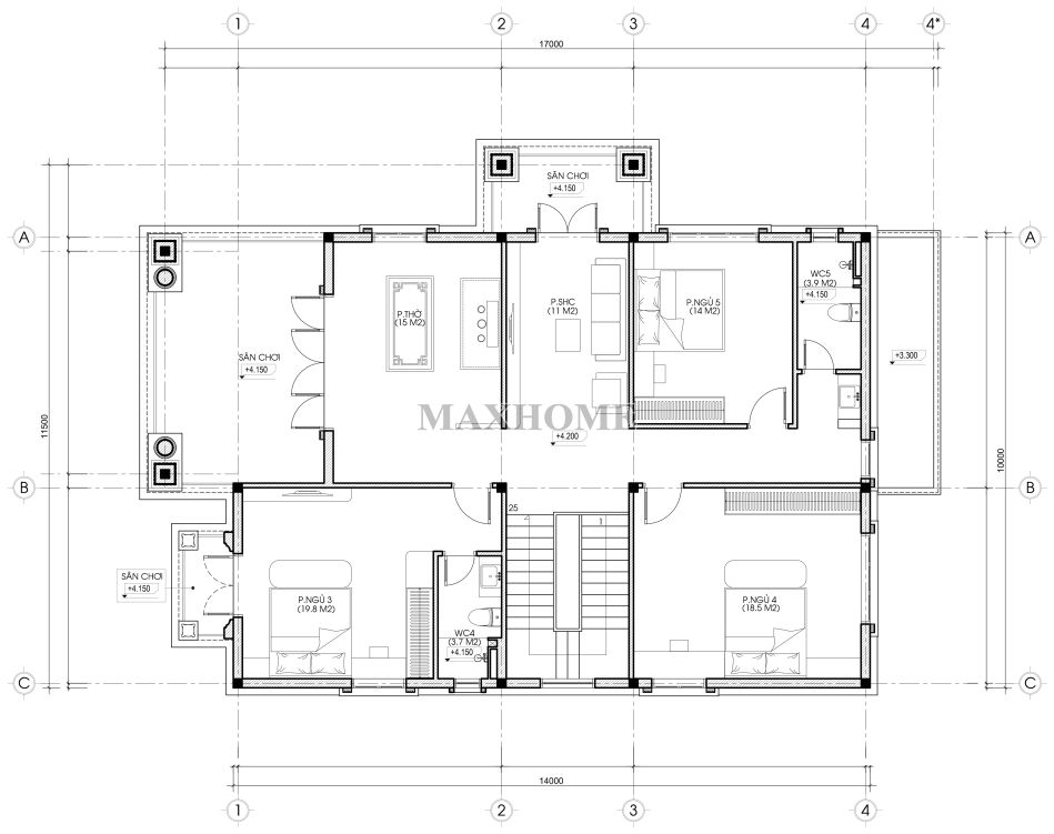 biet-thu-mai-nhat-tan-co-5-phong-ngu-dep-cho-dai-gia-dinh-sinh-song-29