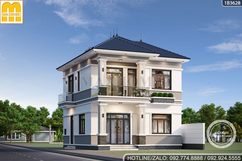 hot-ran-ran-mau-thiet-ke-nha-2-tang-4-phong-ngu-dep-o-hung-yen-1